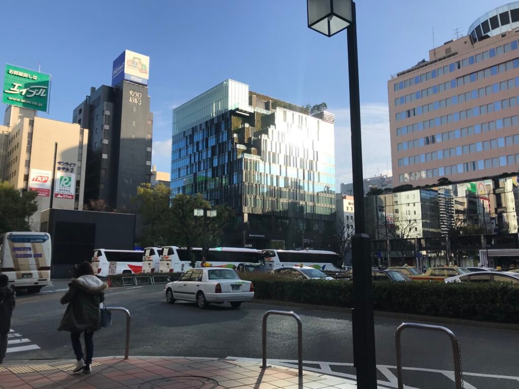 博多站筑紫口前景色，2020 年攝