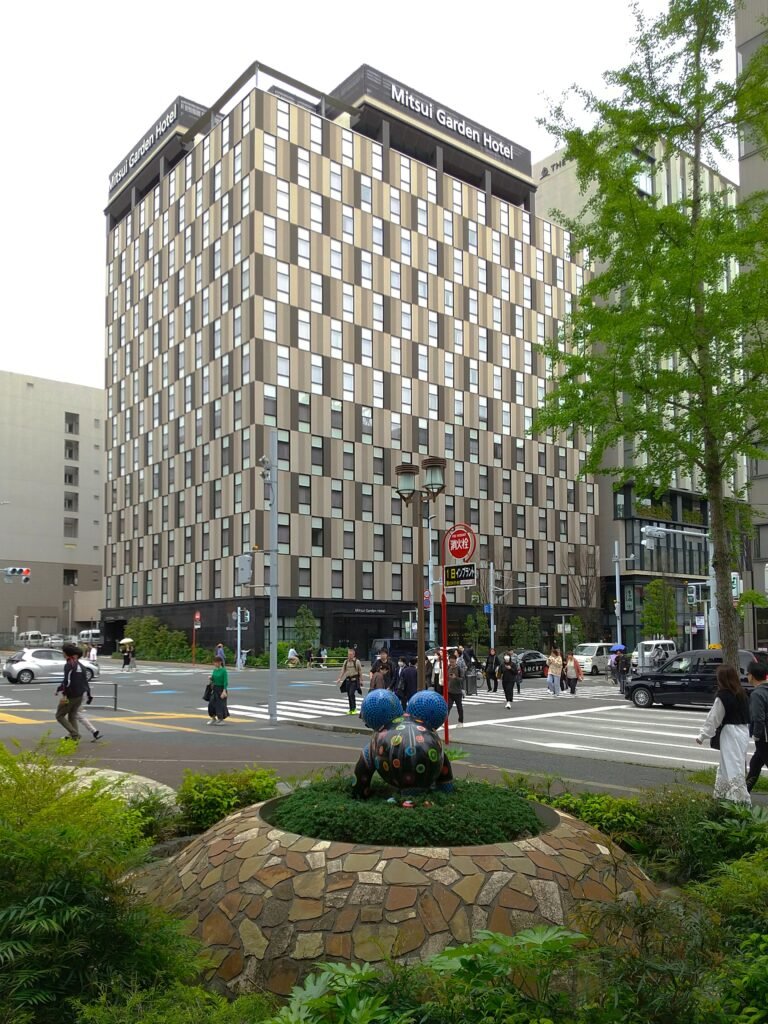 三井花園飯店福岡祇園外觀，2024 年攝
